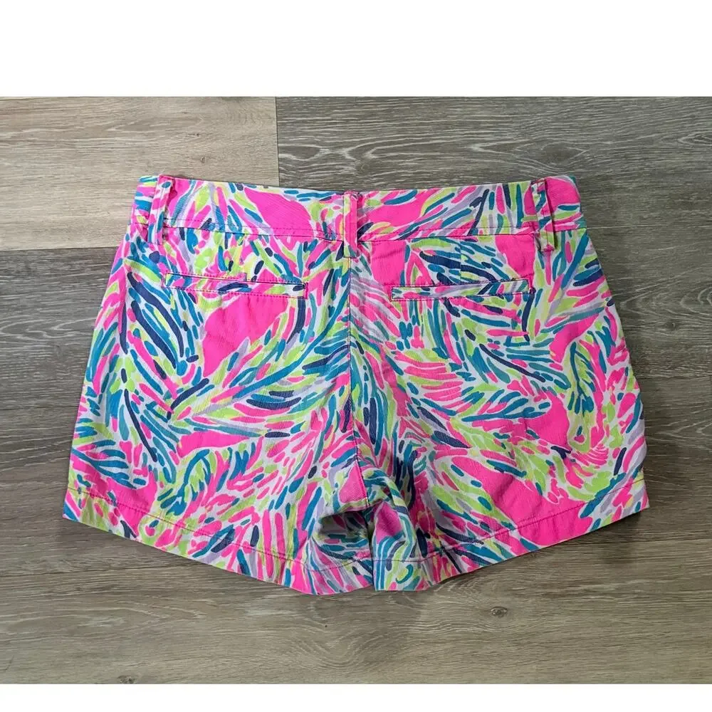 Lilly Pulitzer Shorts Pink Blue Purple Green Size 6 Callahan